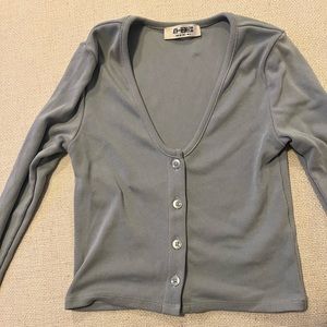 4th and reckless cropped cardigan